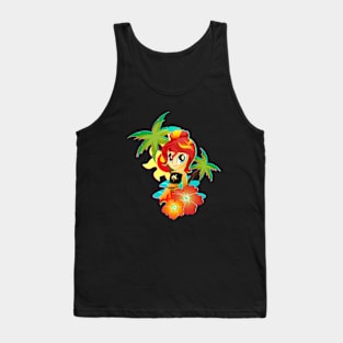 Beach Sunset Shimmer Tank Top